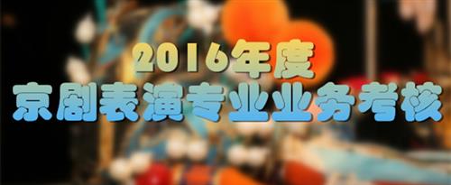 东京不太热尤物自慰精品国家京剧院2016年度京剧表演专业业务考...